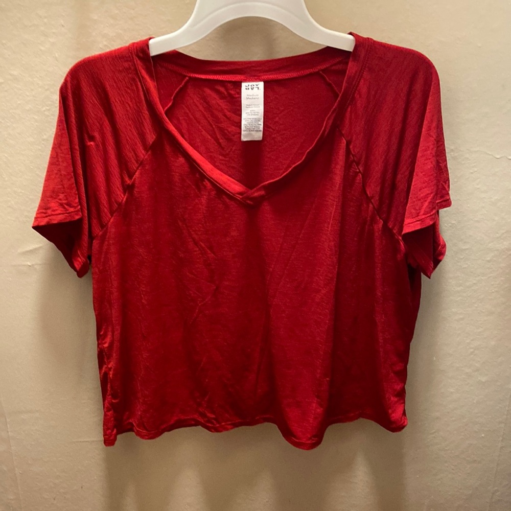 Red Workout Top
